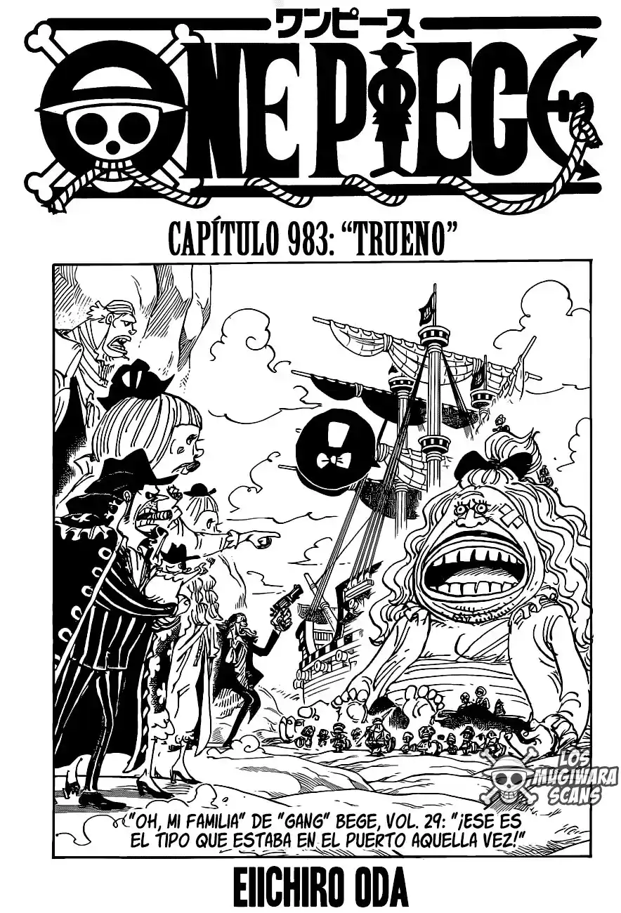 ONE PIECE Capitulo 983 página 3