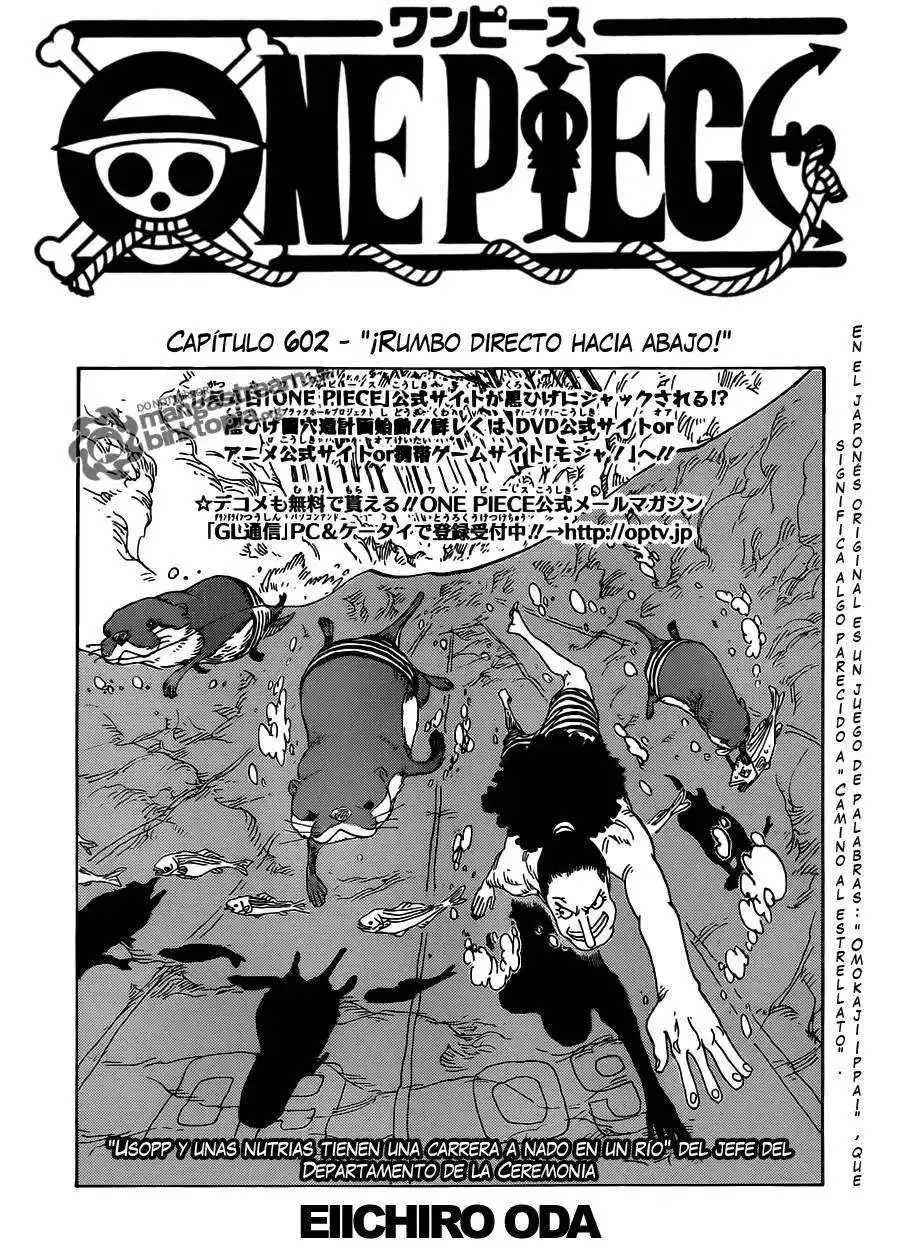 ONE PIECE Capitulo 602 página 2