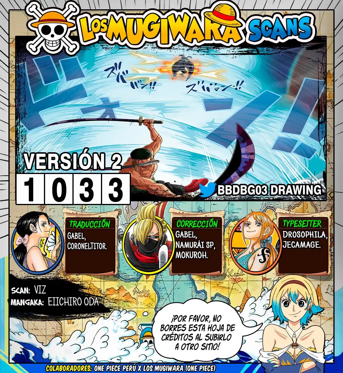 ONE PIECE Capitulo 1033.5 página 1