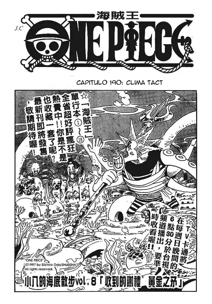 ONE PIECE Capitulo 190 página 1