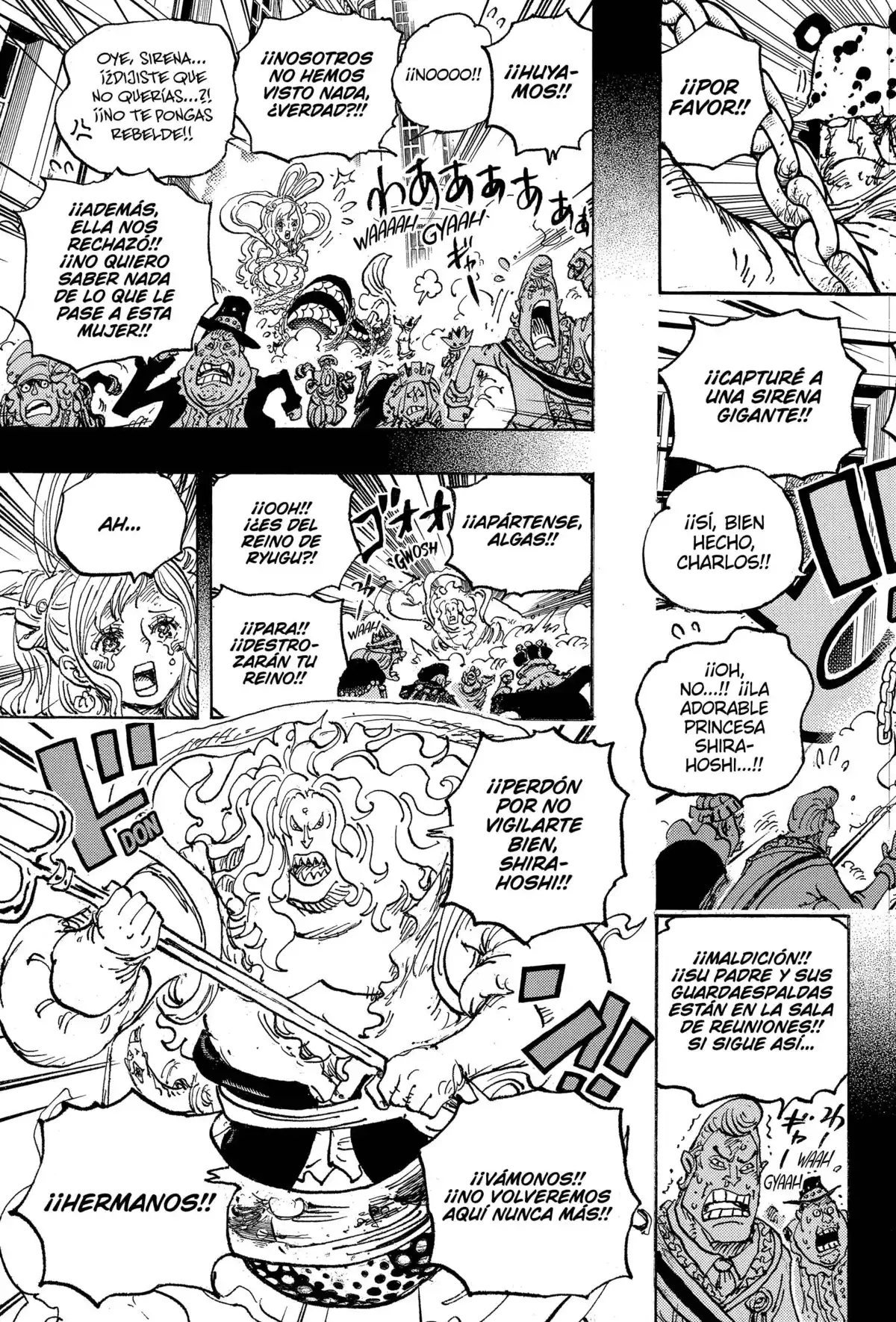 ONE PIECE Capitulo 1084: "Intento de Homicidio contra un Dragón Celestial" página 12