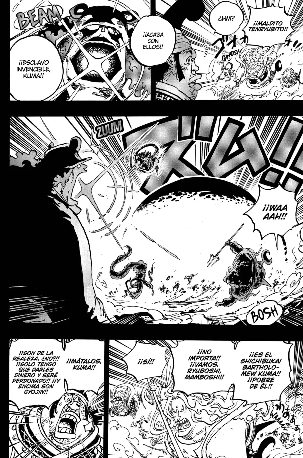 ONE PIECE Capitulo 1084: "Intento de Homicidio contra un Dragón Celestial" página 13