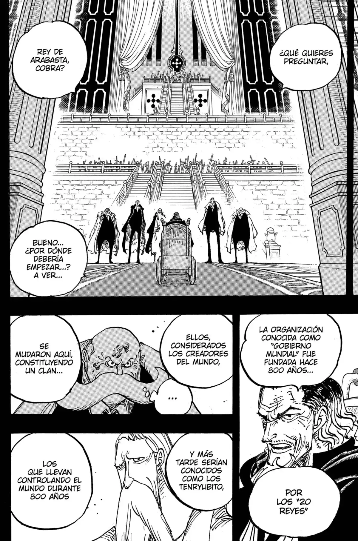 ONE PIECE Capitulo 1084: "Intento de Homicidio contra un Dragón Celestial" página 7