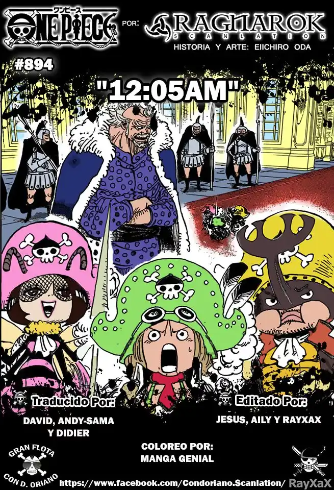 ONE PIECE Capitulo 894: 12:05 am página 1