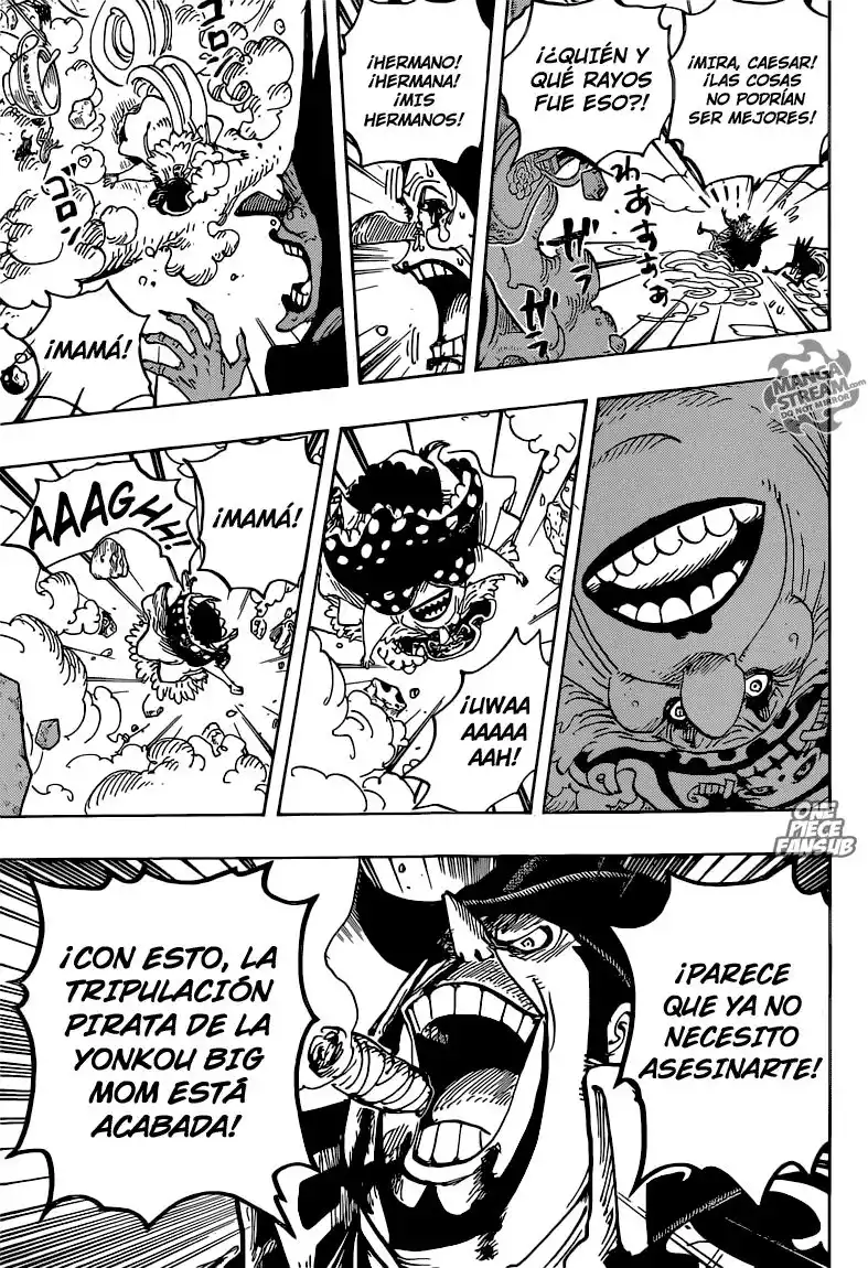 ONE PIECE Capitulo 872: Suave y Esponjoso página 10