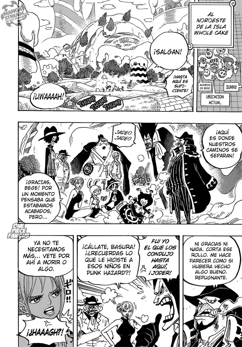 ONE PIECE Capitulo 872: Suave y Esponjoso página 16