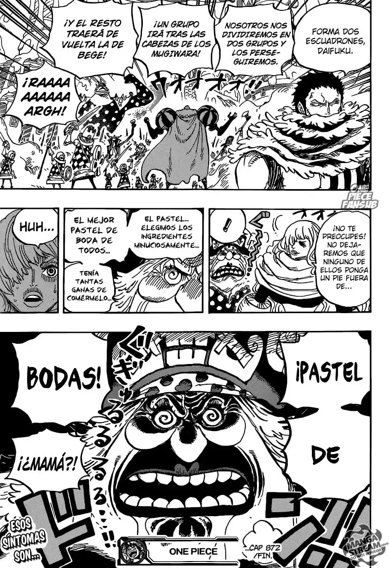 ONE PIECE Capitulo 872: Suave y Esponjoso página 19