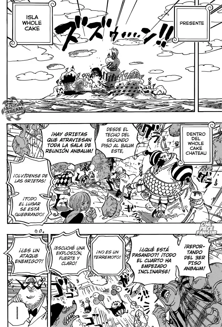 ONE PIECE Capitulo 872: Suave y Esponjoso página 6