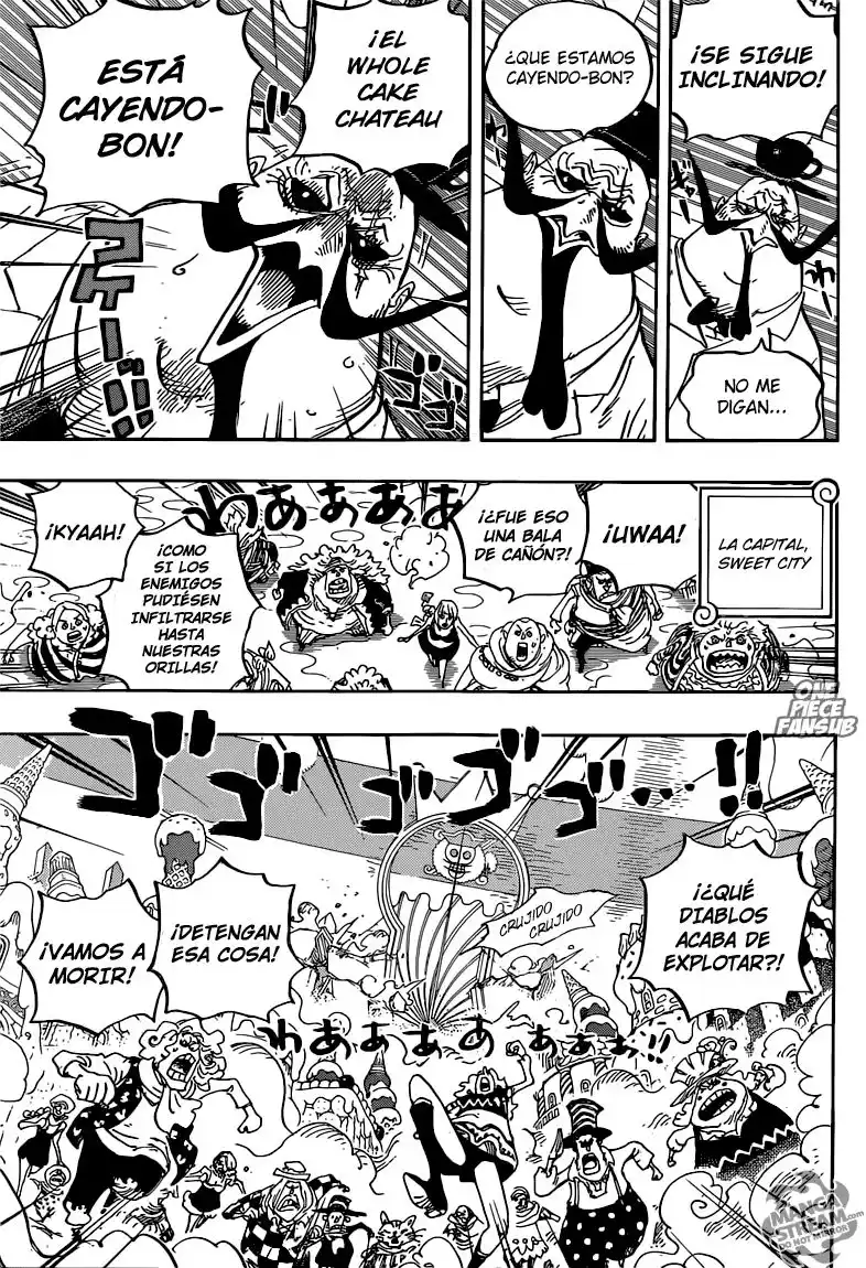 ONE PIECE Capitulo 872: Suave y Esponjoso página 7