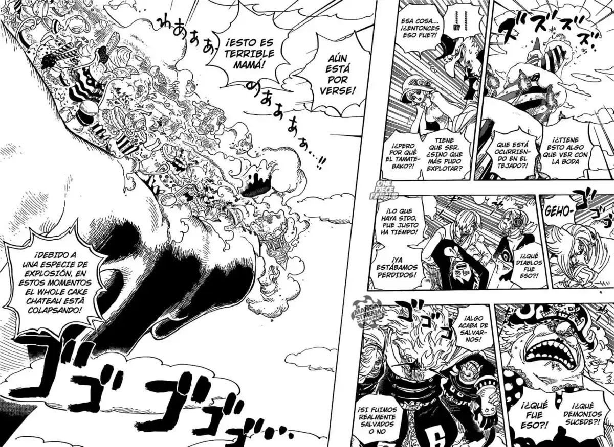 ONE PIECE Capitulo 872: Suave y Esponjoso página 8