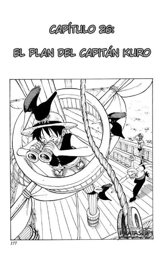 ONE PIECE Capitulo 26: "El Plan del Capitán Kuro" página 2