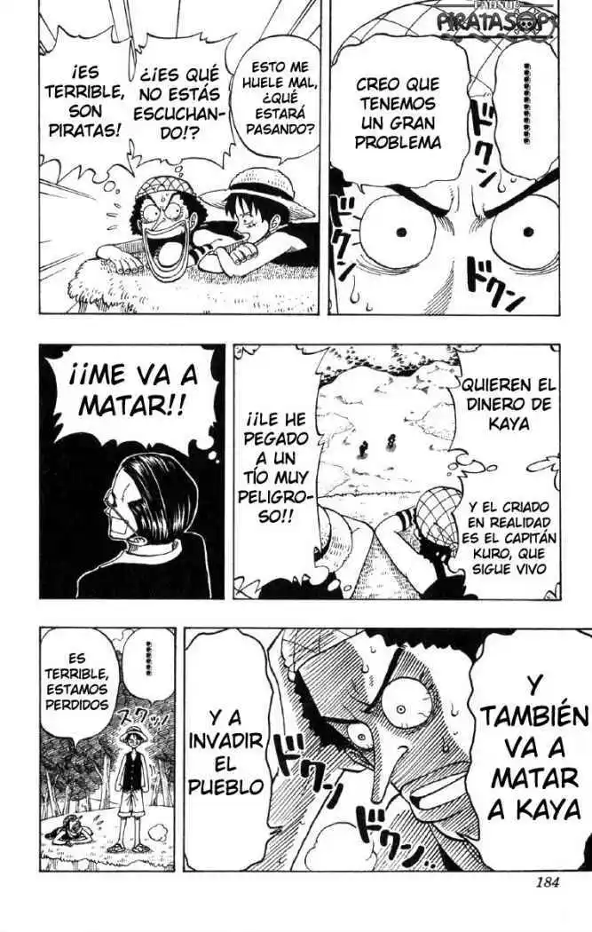 ONE PIECE Capitulo 26: "El Plan del Capitán Kuro" página 6