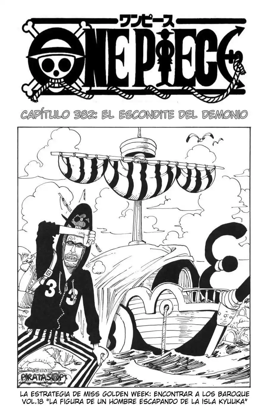 ONE PIECE Capitulo 382 página 1