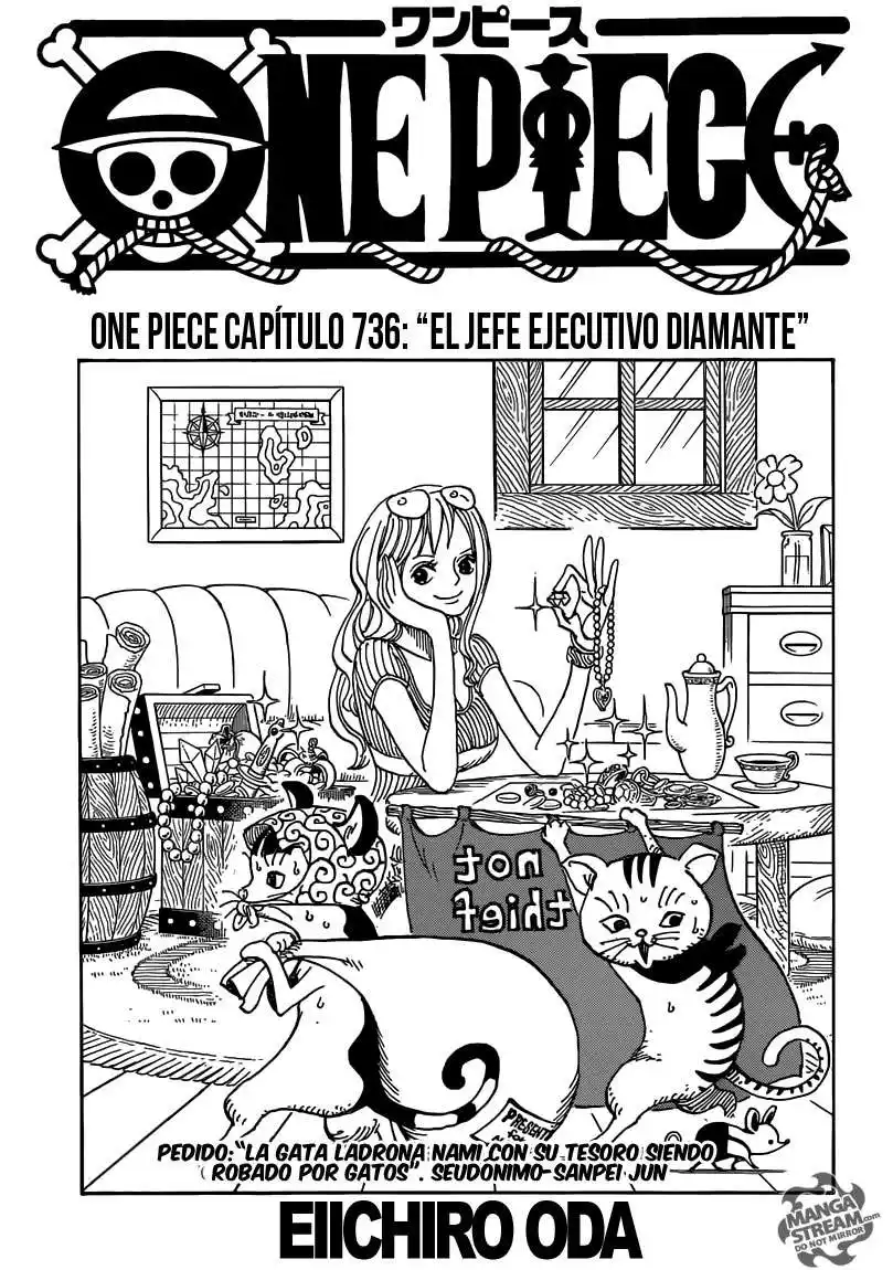 ONE PIECE Capitulo 736 página 2