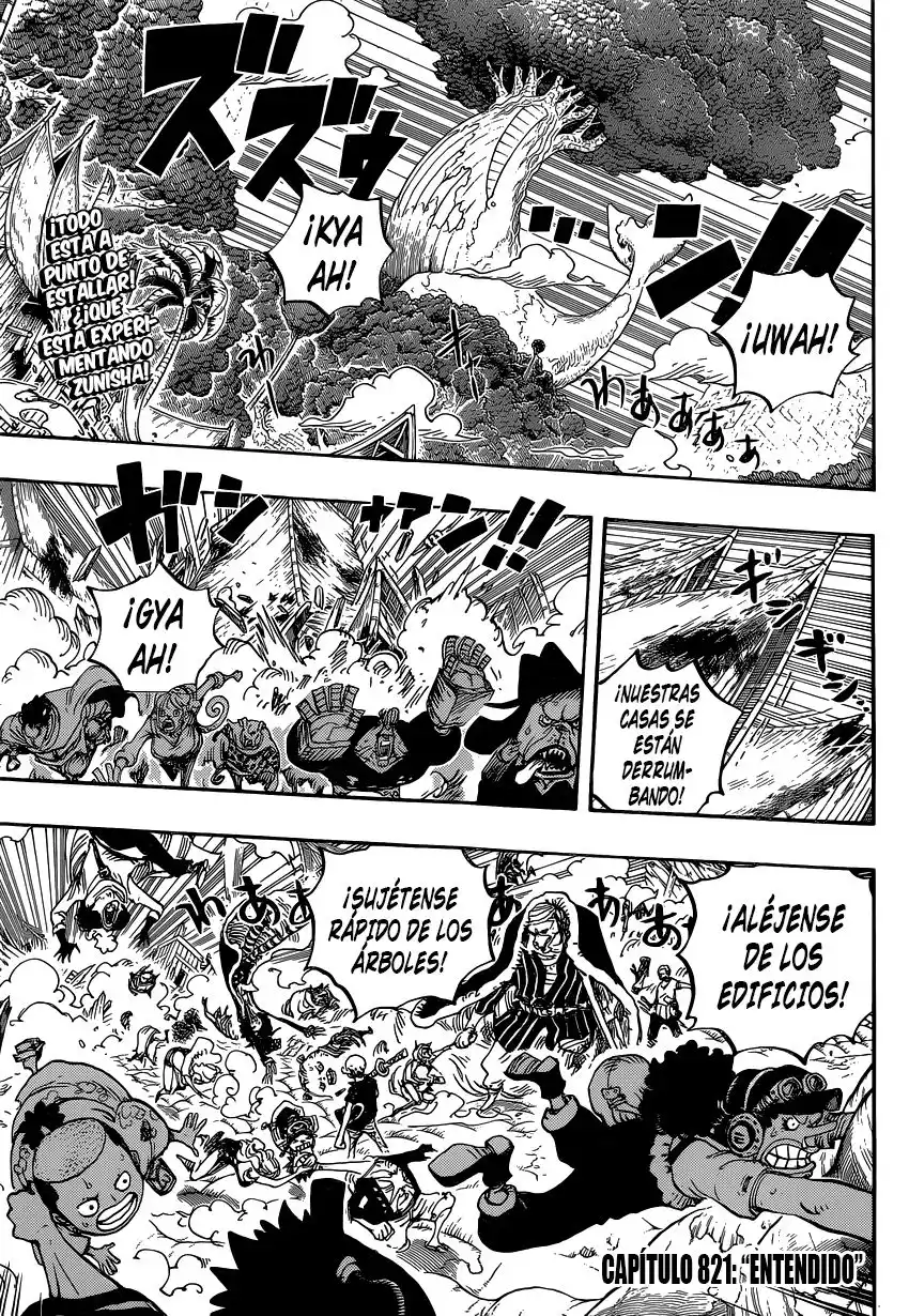 ONE PIECE Capitulo 821: Entendido página 6