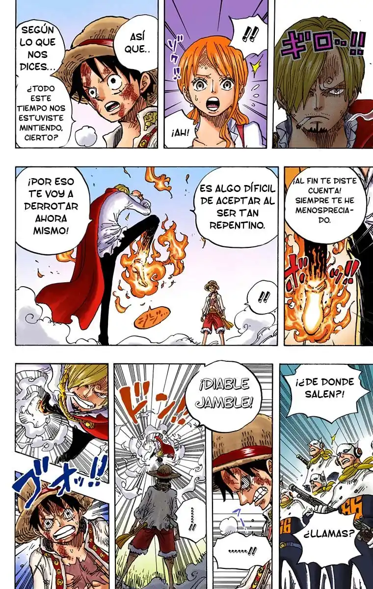 ONE PIECE Capitulo 844.5: Sanji vs Luffy página 4