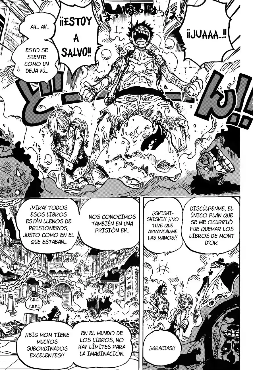 ONE PIECE Capitulo 852: El fracaso del Germa página 6