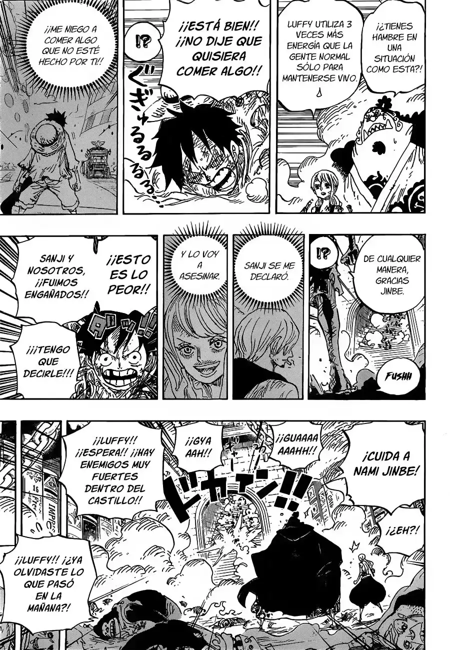 ONE PIECE Capitulo 852: El fracaso del Germa página 8