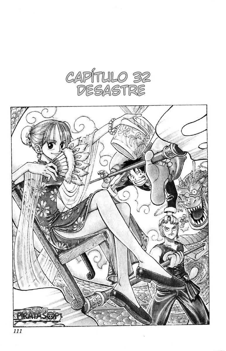 ONE PIECE Capitulo 32: "Desastre" página 1