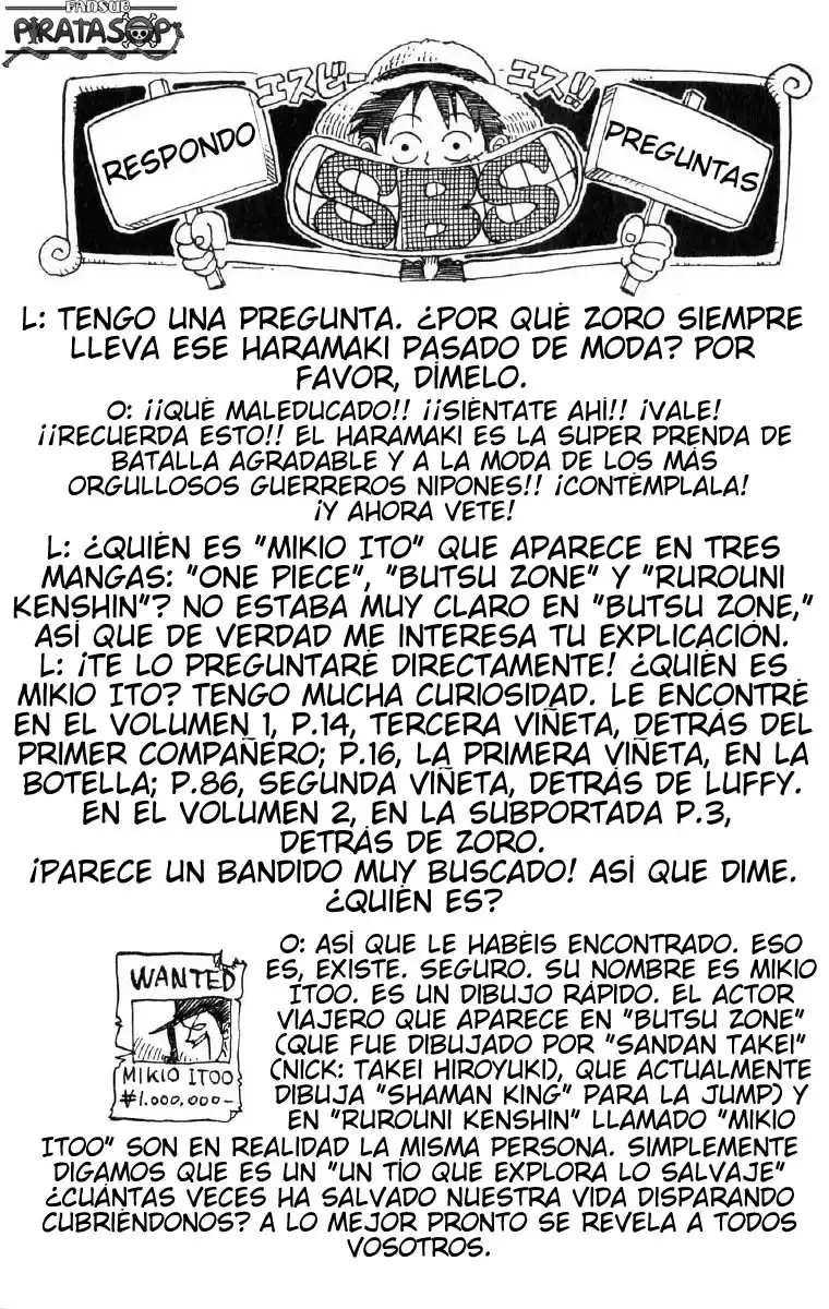 ONE PIECE Capitulo 32: "Desastre" página 20