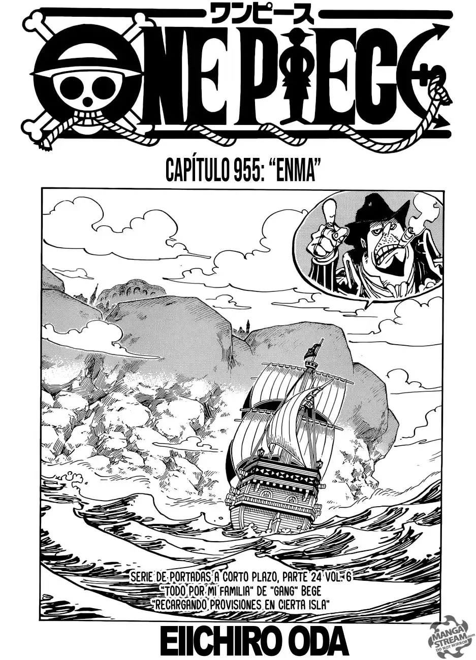 ONE PIECE Capitulo 955: Enma página 1