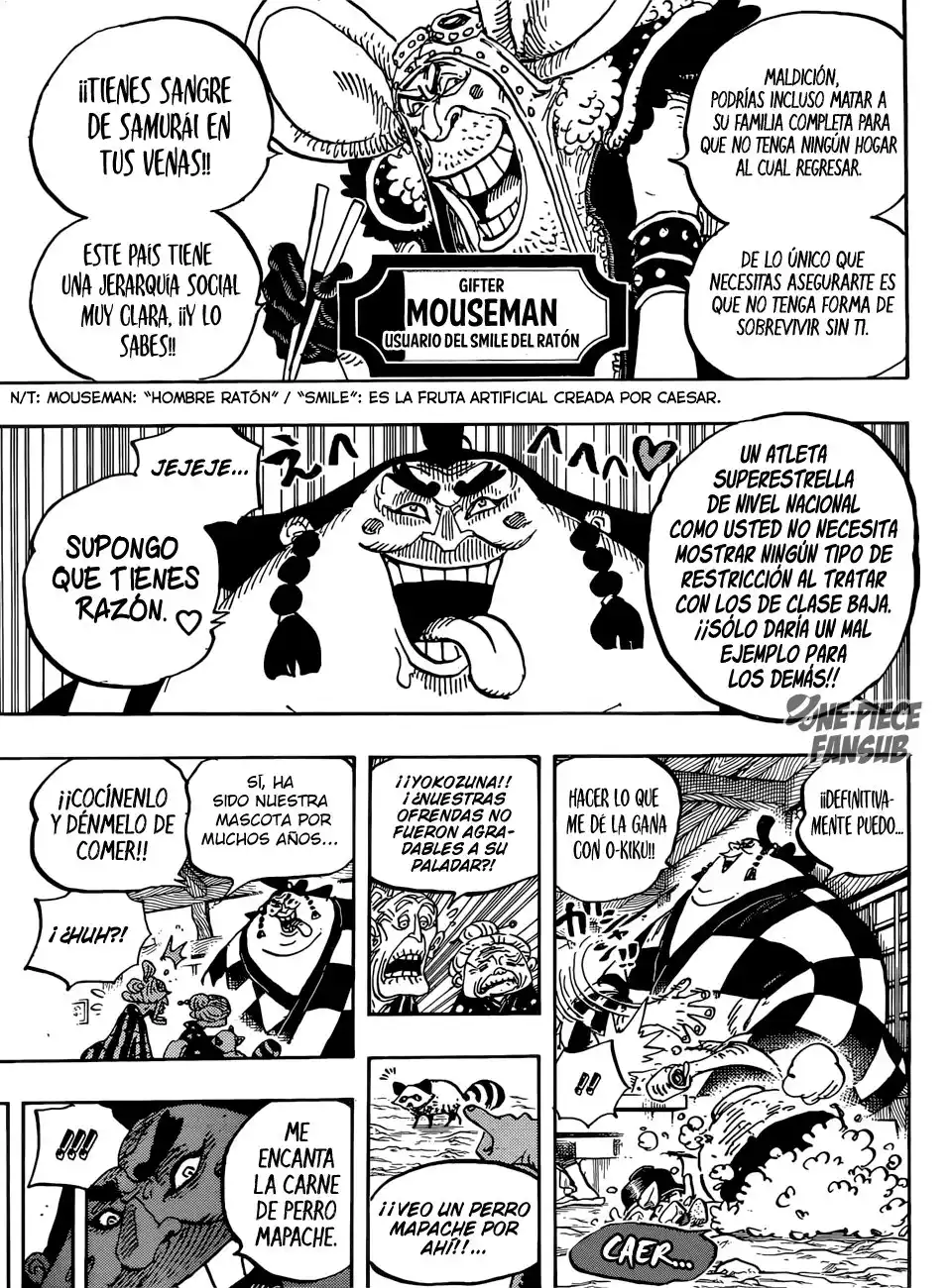 ONE PIECE Capitulo 915: Ciudad Bakura página 4