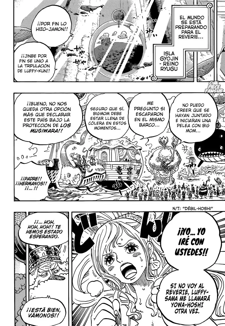 ONE PIECE Capitulo 903: El Quinto Emperador página 7