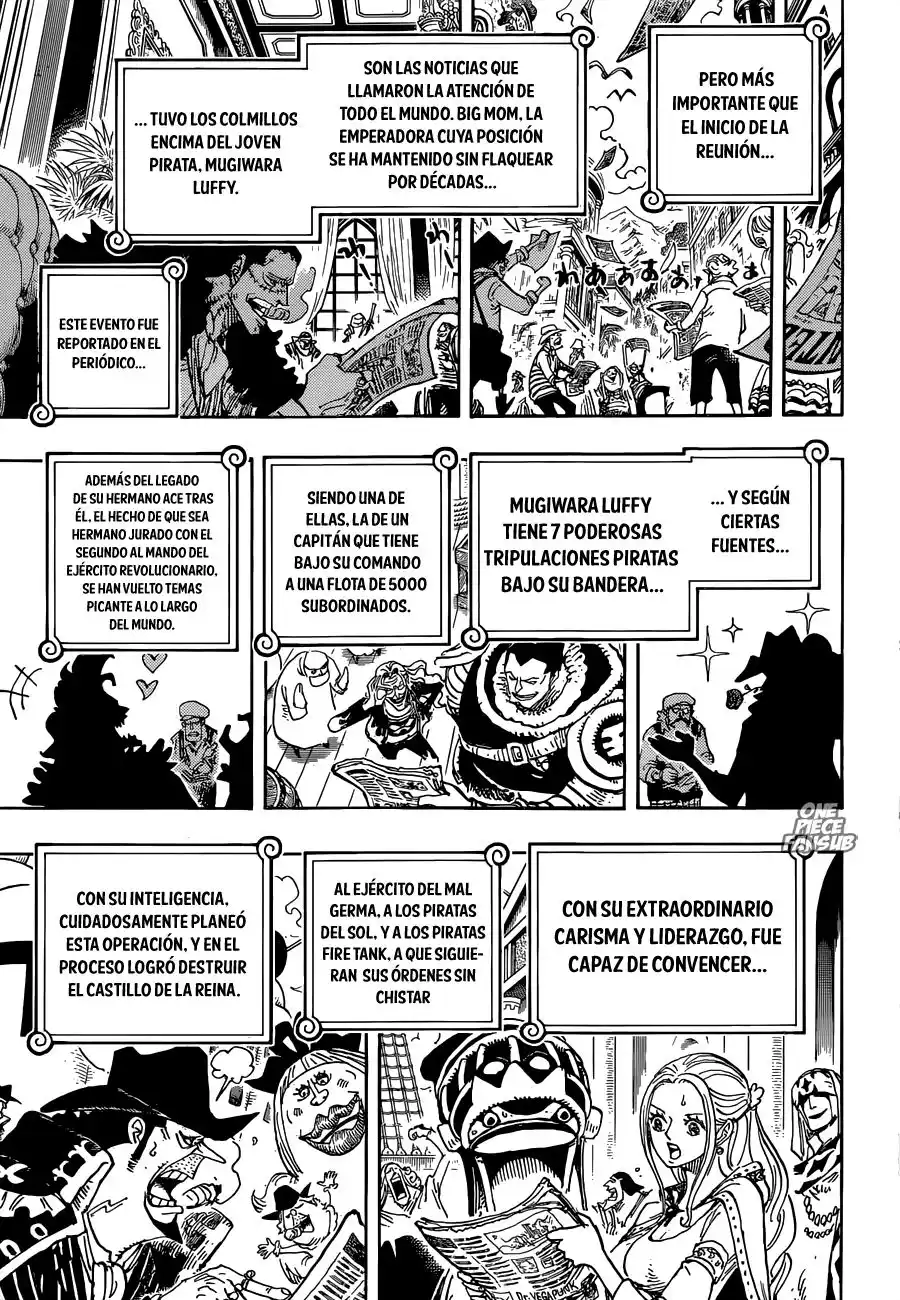 ONE PIECE Capitulo 903: El Quinto Emperador página 8