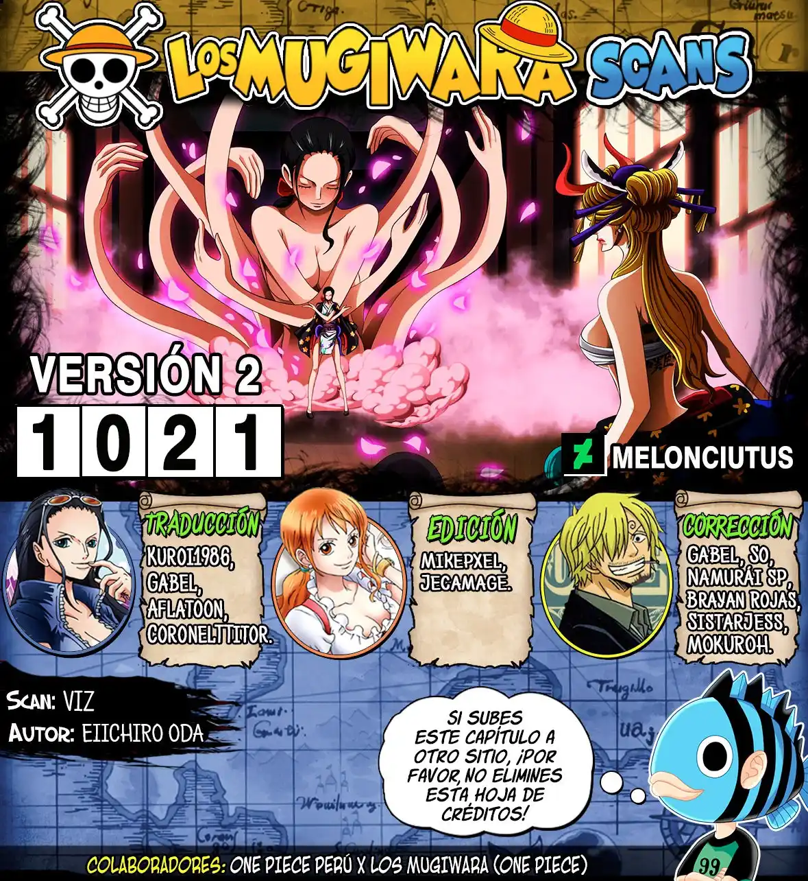 ONE PIECE Capitulo 1021.5 página 1