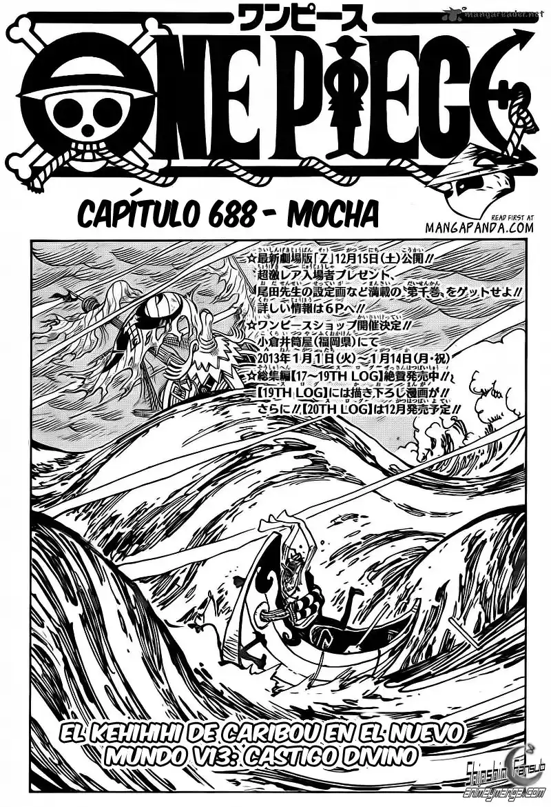 ONE PIECE Capitulo 688 página 1