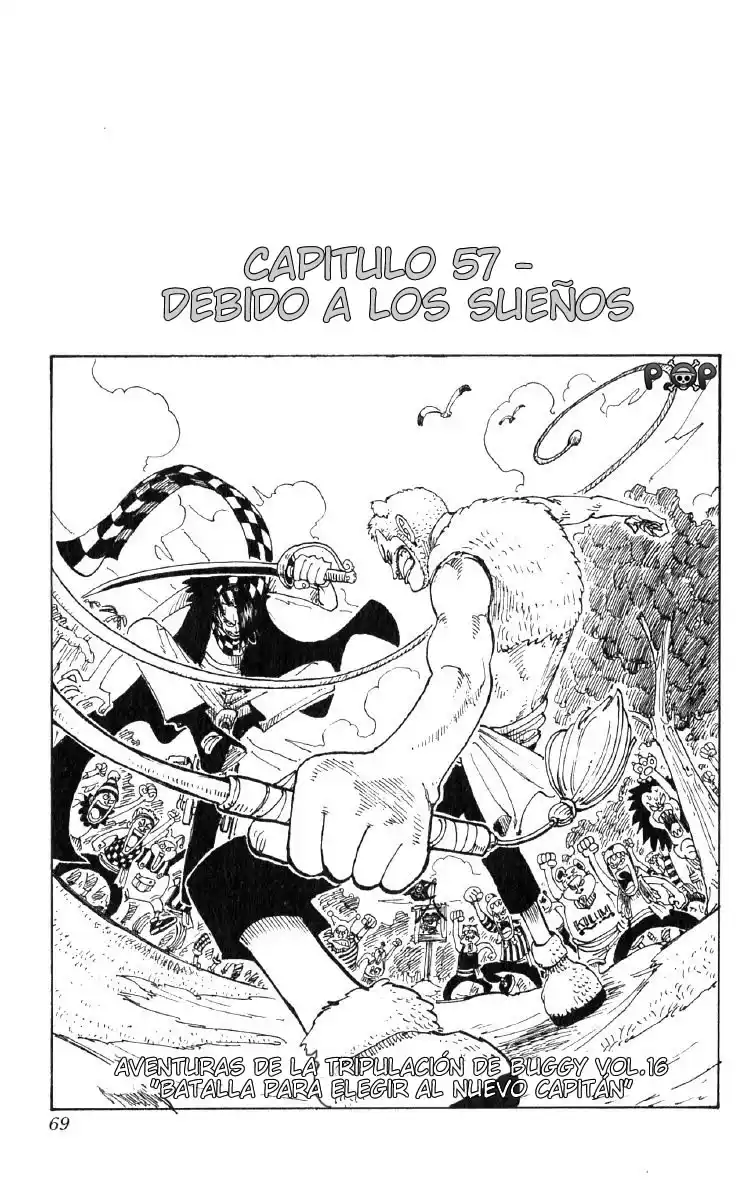 ONE PIECE Capitulo 57: "La Razón de los Sueños" página 1