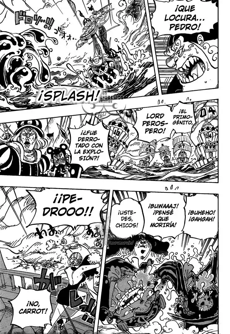 ONE PIECE Capitulo 878: La Tribu Mink: El Guardian En Jefe Pedro página 6