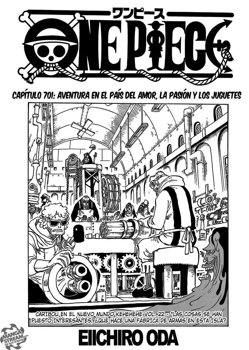 ONE PIECE Capitulo 701 página 2