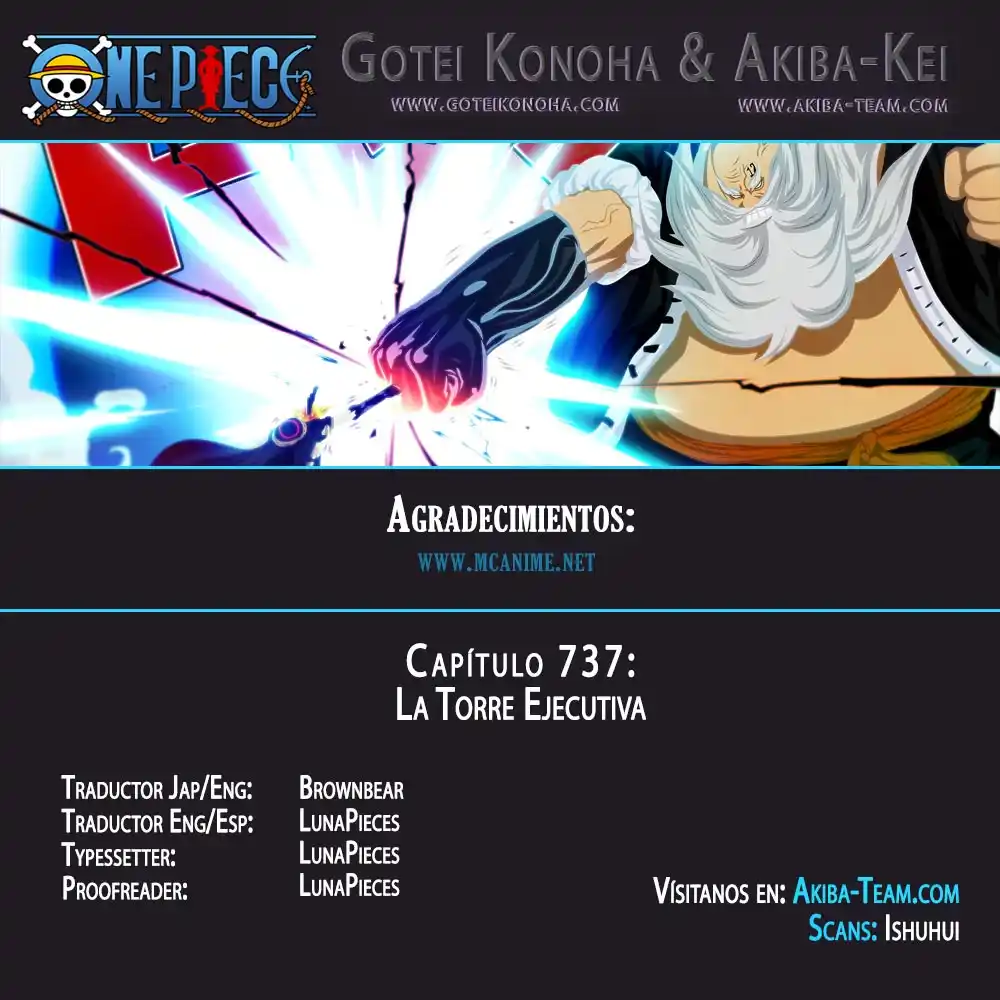 ONE PIECE Capitulo 737 página 1