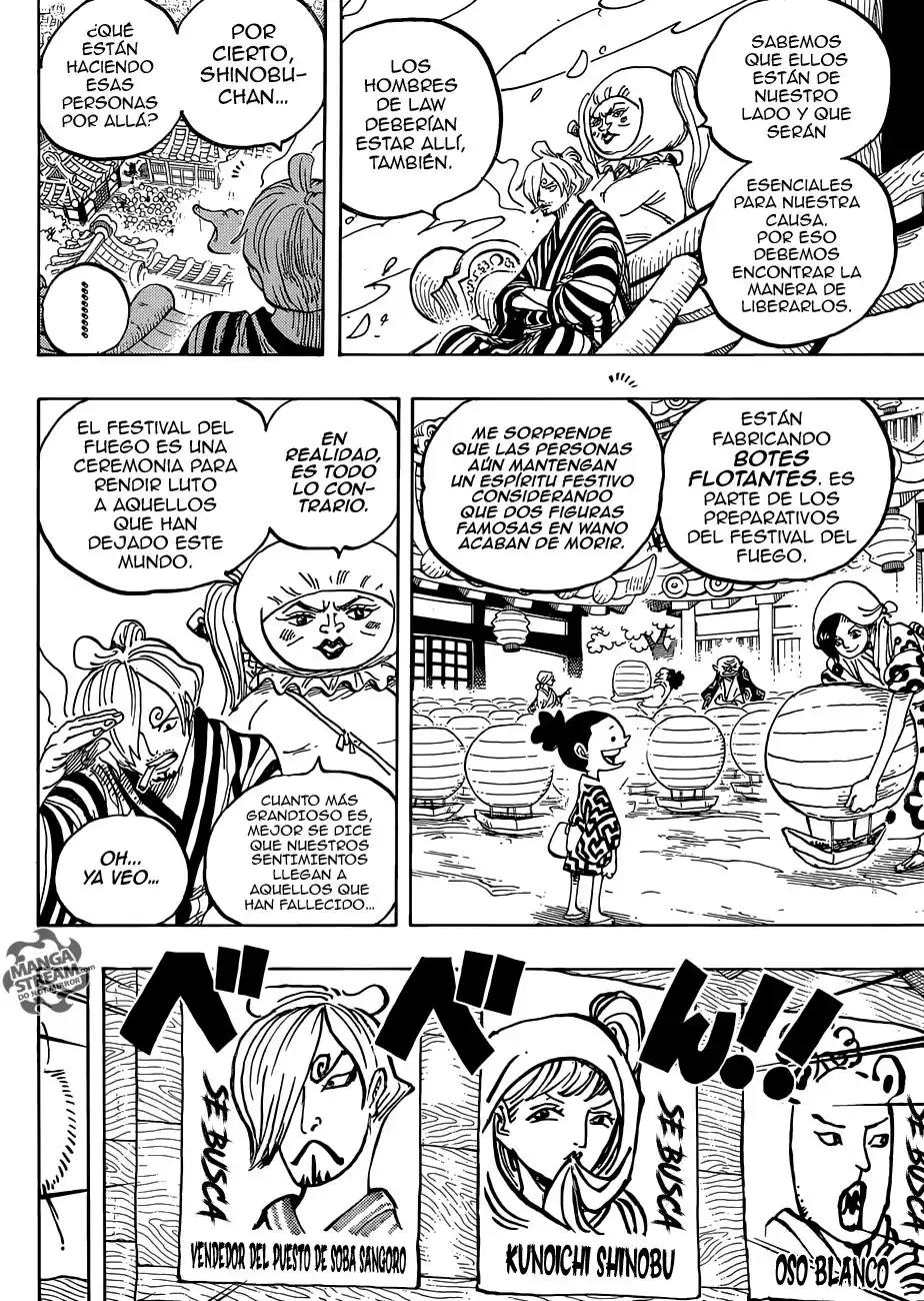 ONE PIECE Capitulo 951: Alboroto página 7