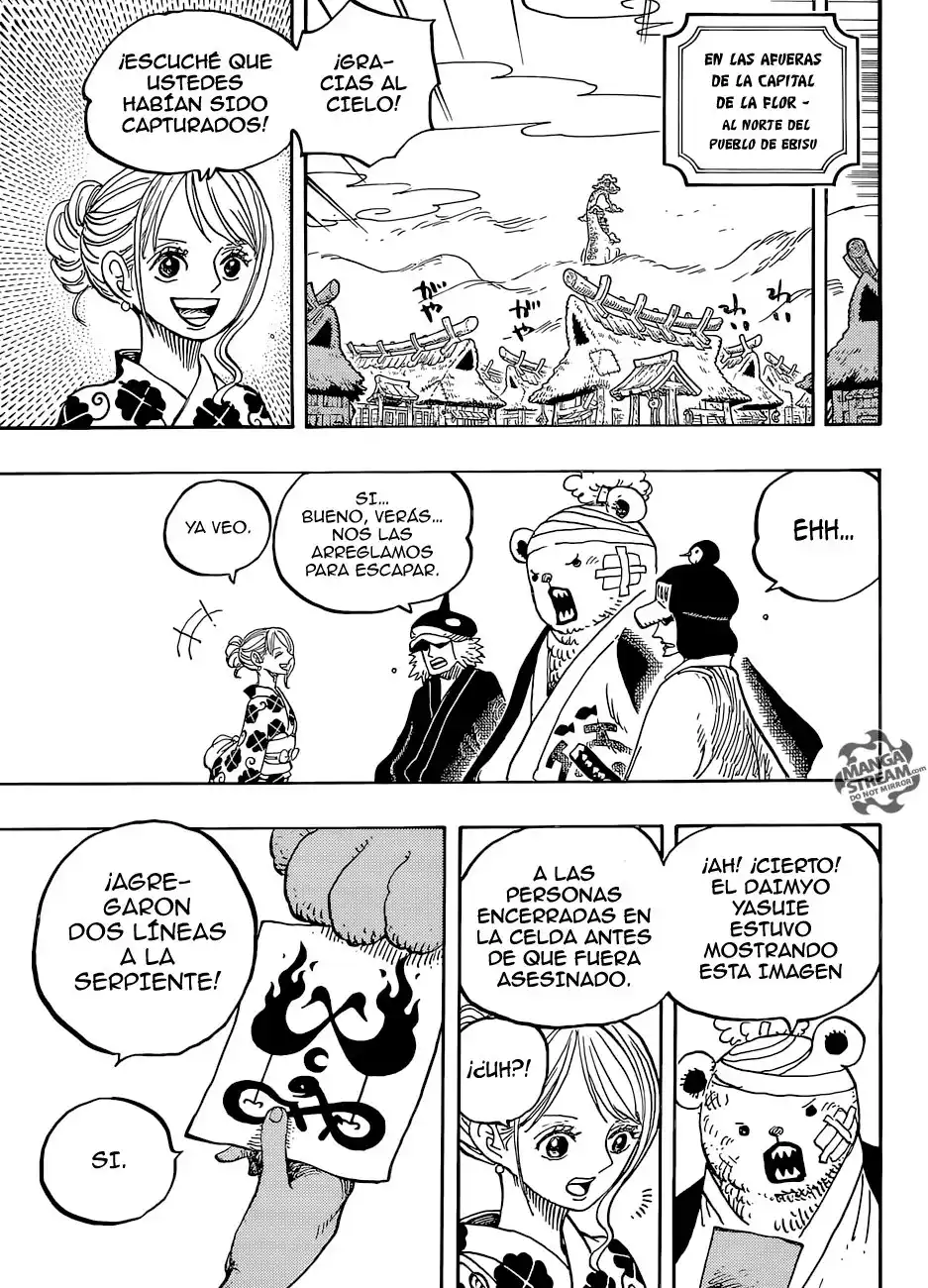 ONE PIECE Capitulo 951: Alboroto página 8