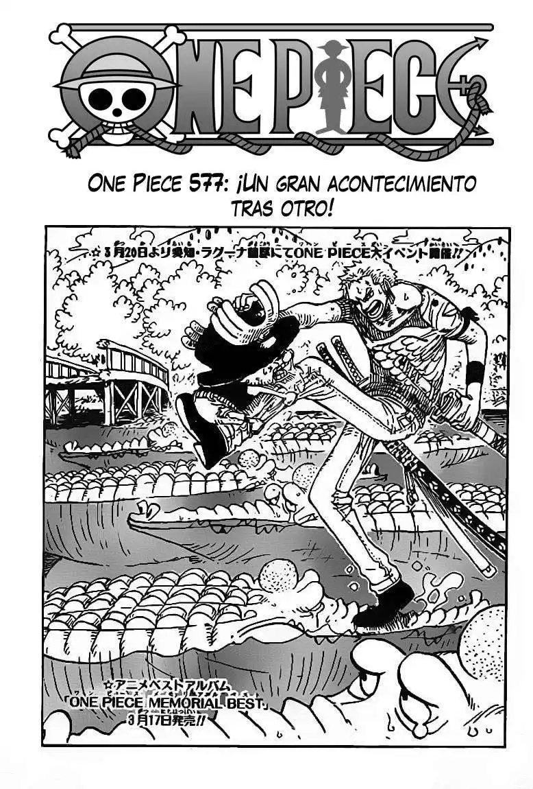 ONE PIECE Capitulo 577 página 2