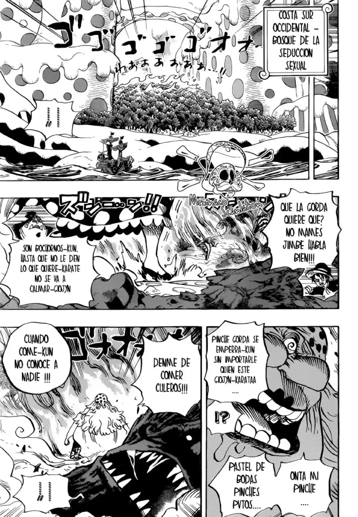 ONE PIECE Capitulo 875: El honor de una Mujer página 3