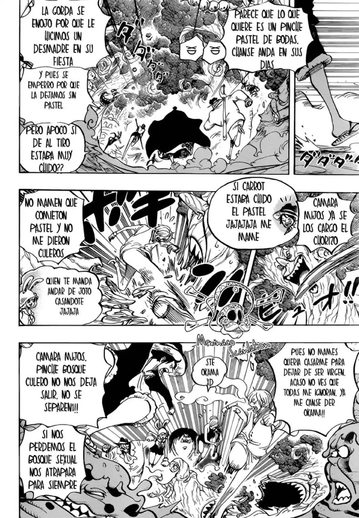 ONE PIECE Capitulo 875: El honor de una Mujer página 4