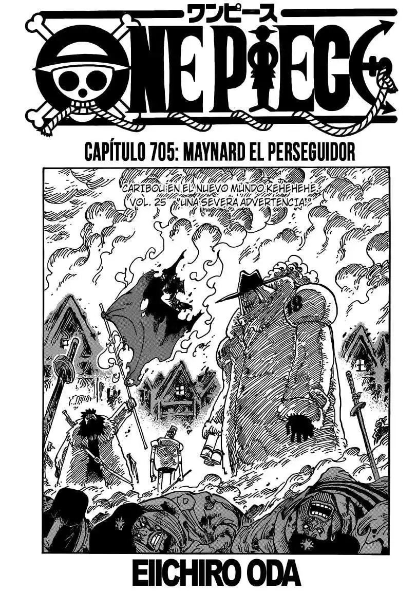 ONE PIECE Capitulo 705 página 2