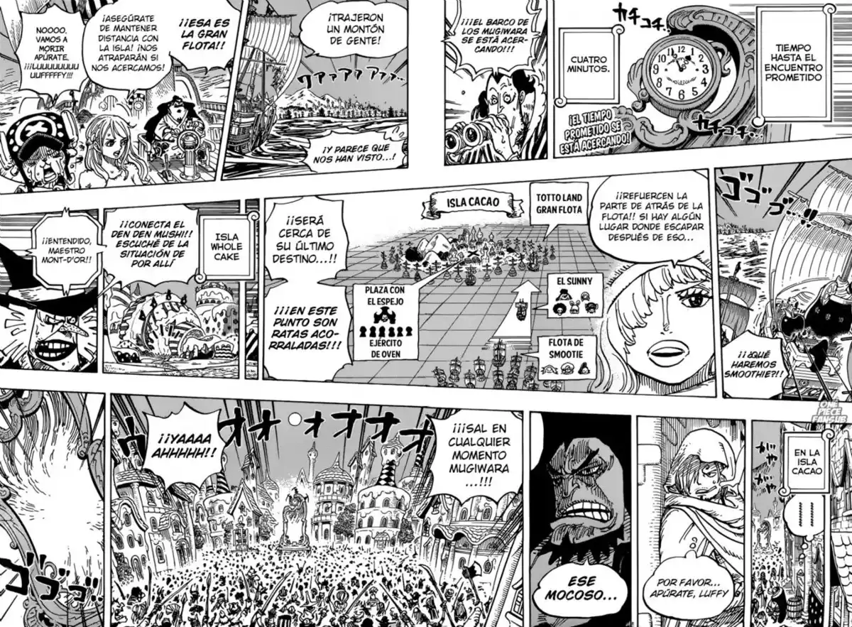 ONE PIECE Capitulo 897: El plan de escape de cacao island de Pekoms página 3