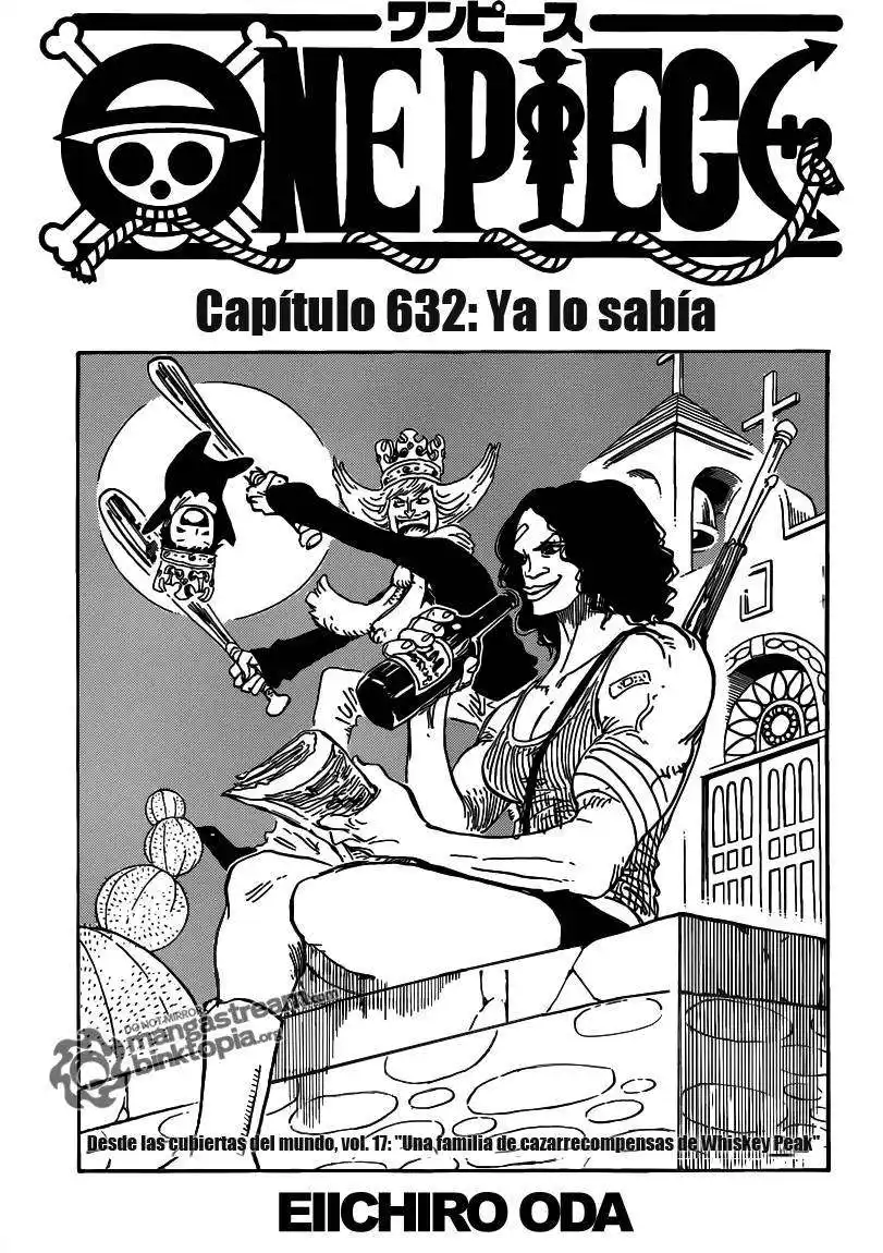 ONE PIECE Capitulo 632 página 1