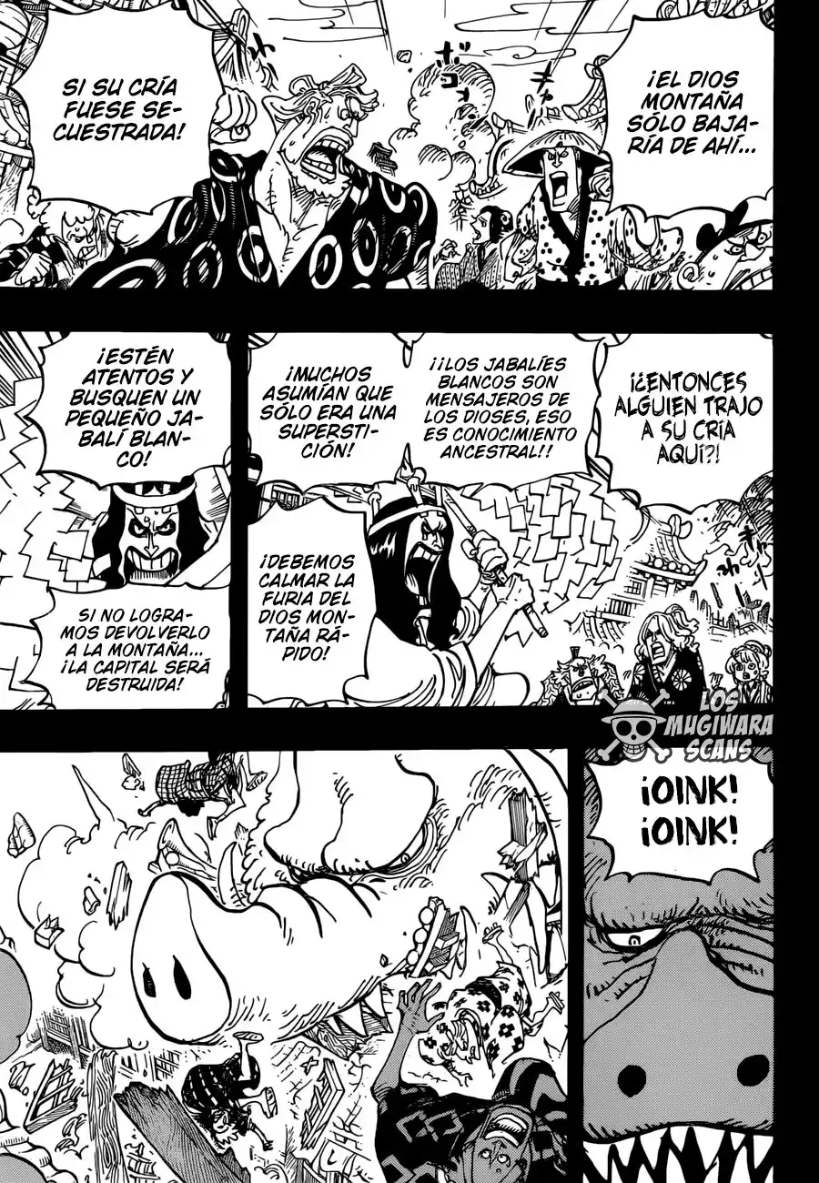 ONE PIECE Capitulo 961: El Incidente del Dios de la Montaña página 4