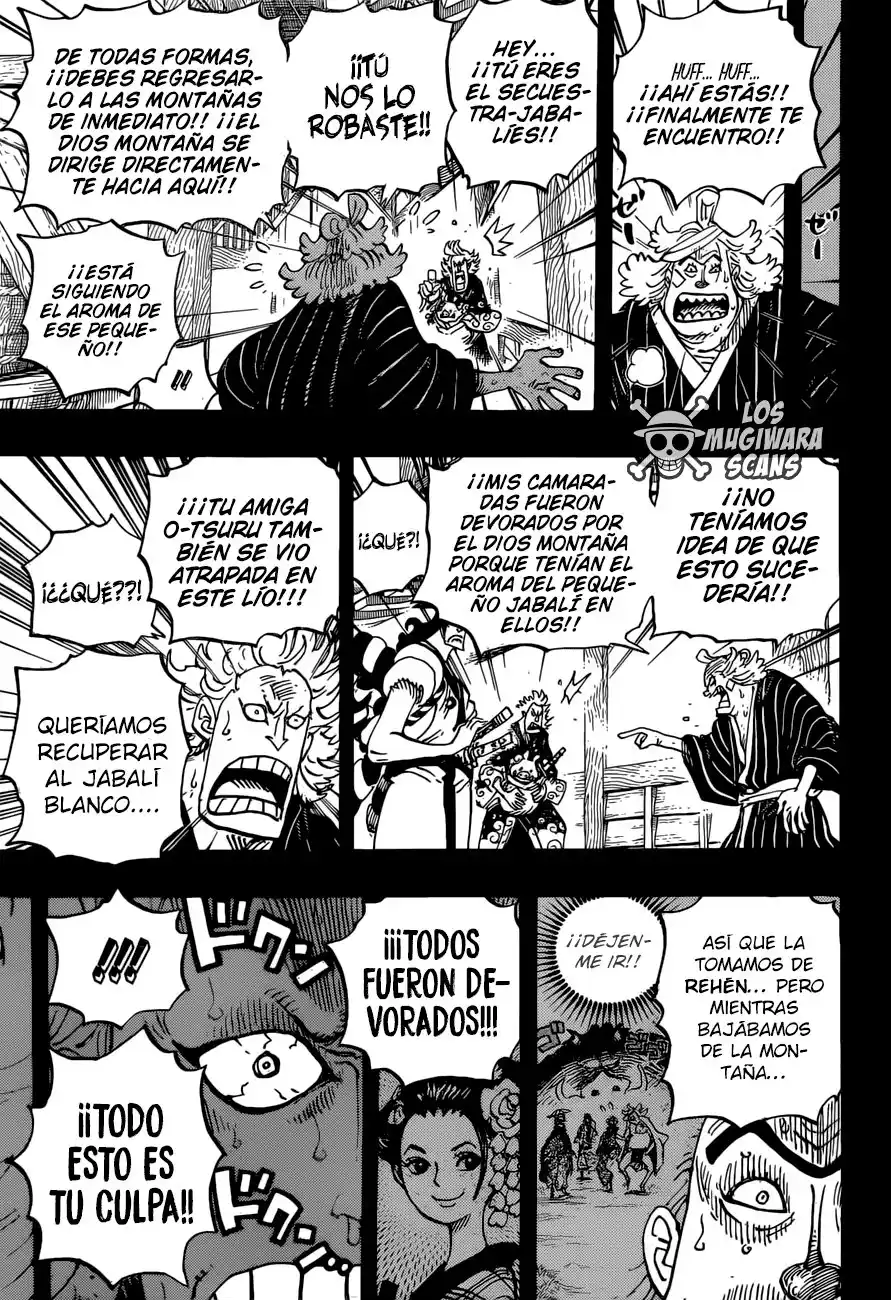 ONE PIECE Capitulo 961: El Incidente del Dios de la Montaña página 6