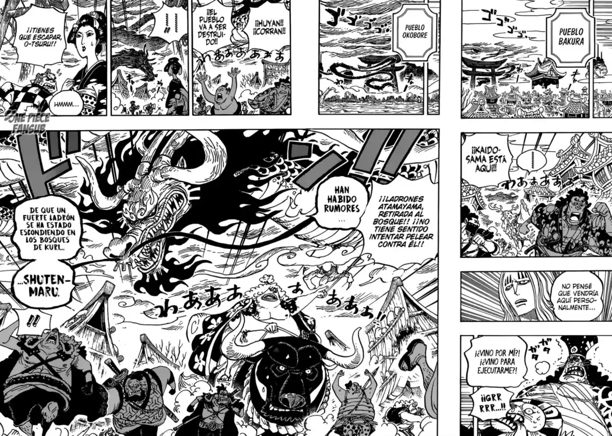 ONE PIECE Capitulo 922: Gobernante-General de los piratas bestia: KAIDO página 7