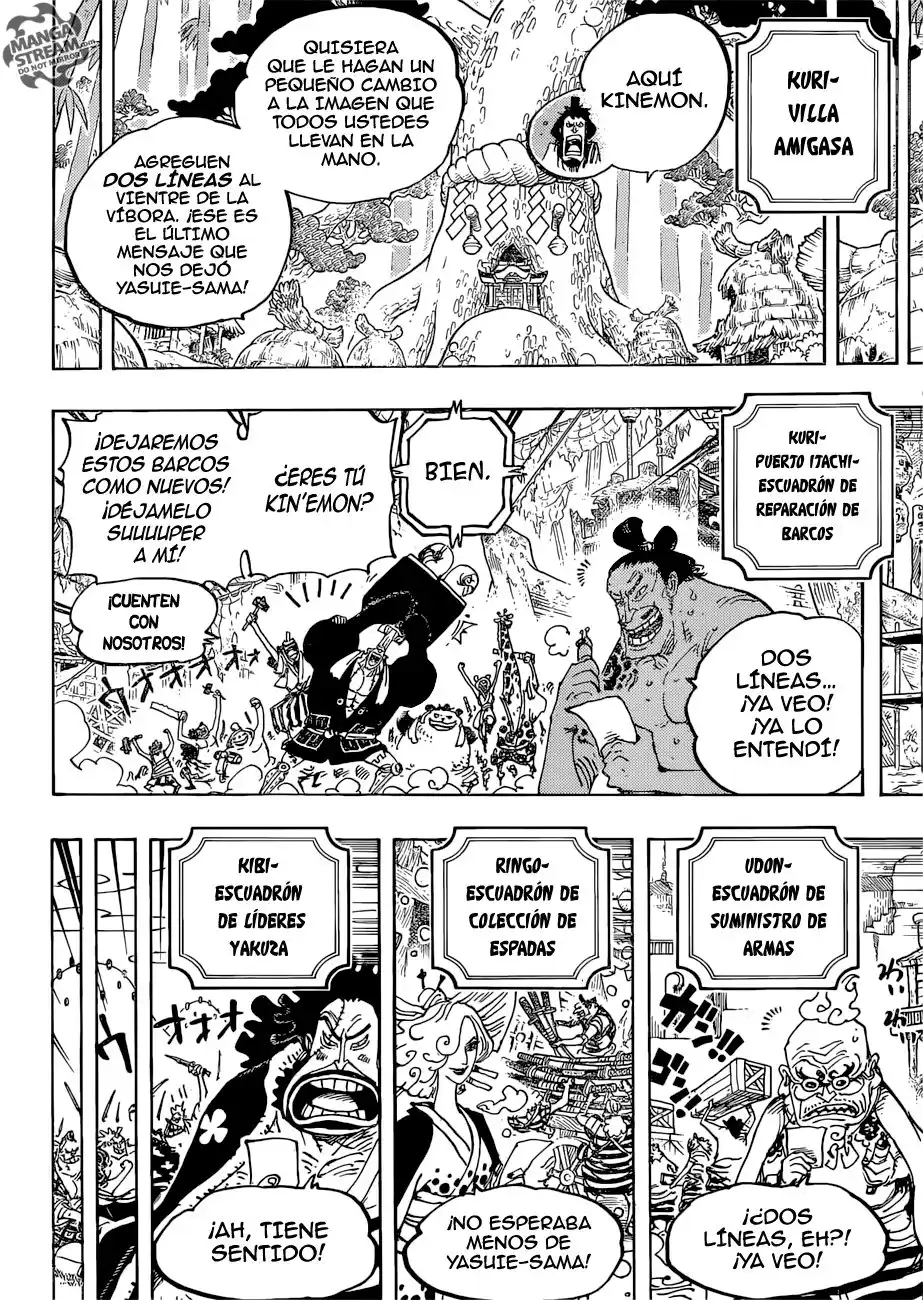 ONE PIECE Capitulo 954: Cómo Darle Alas a un Dragón página 8