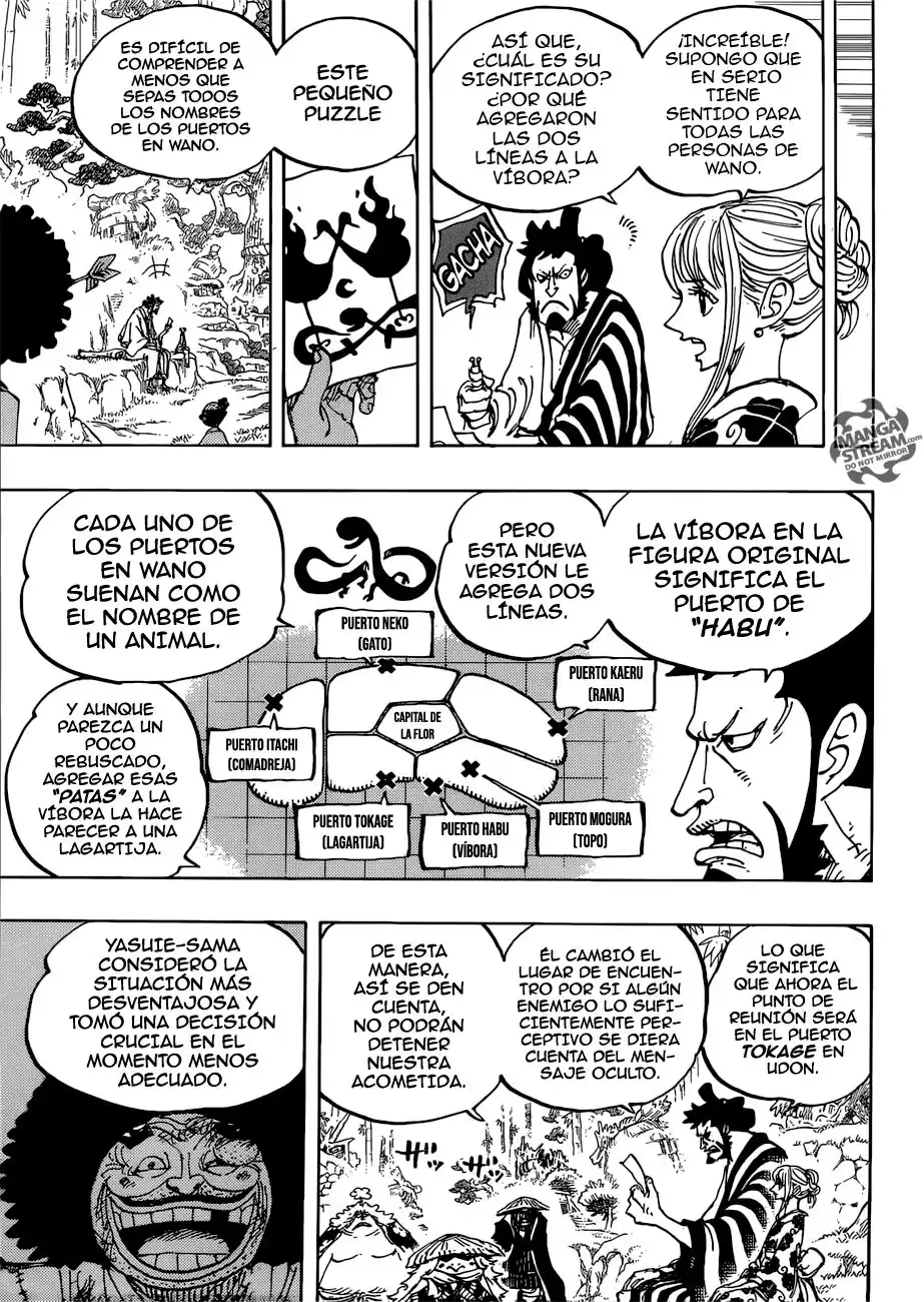 ONE PIECE Capitulo 954: Cómo Darle Alas a un Dragón página 9