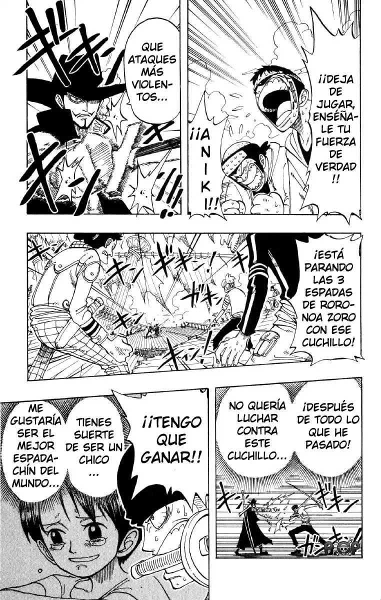 ONE PIECE Capitulo 51: "Roronoa Zoro cae al Mar" página 9