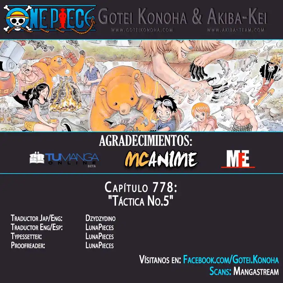 ONE PIECE Capitulo 778 página 1