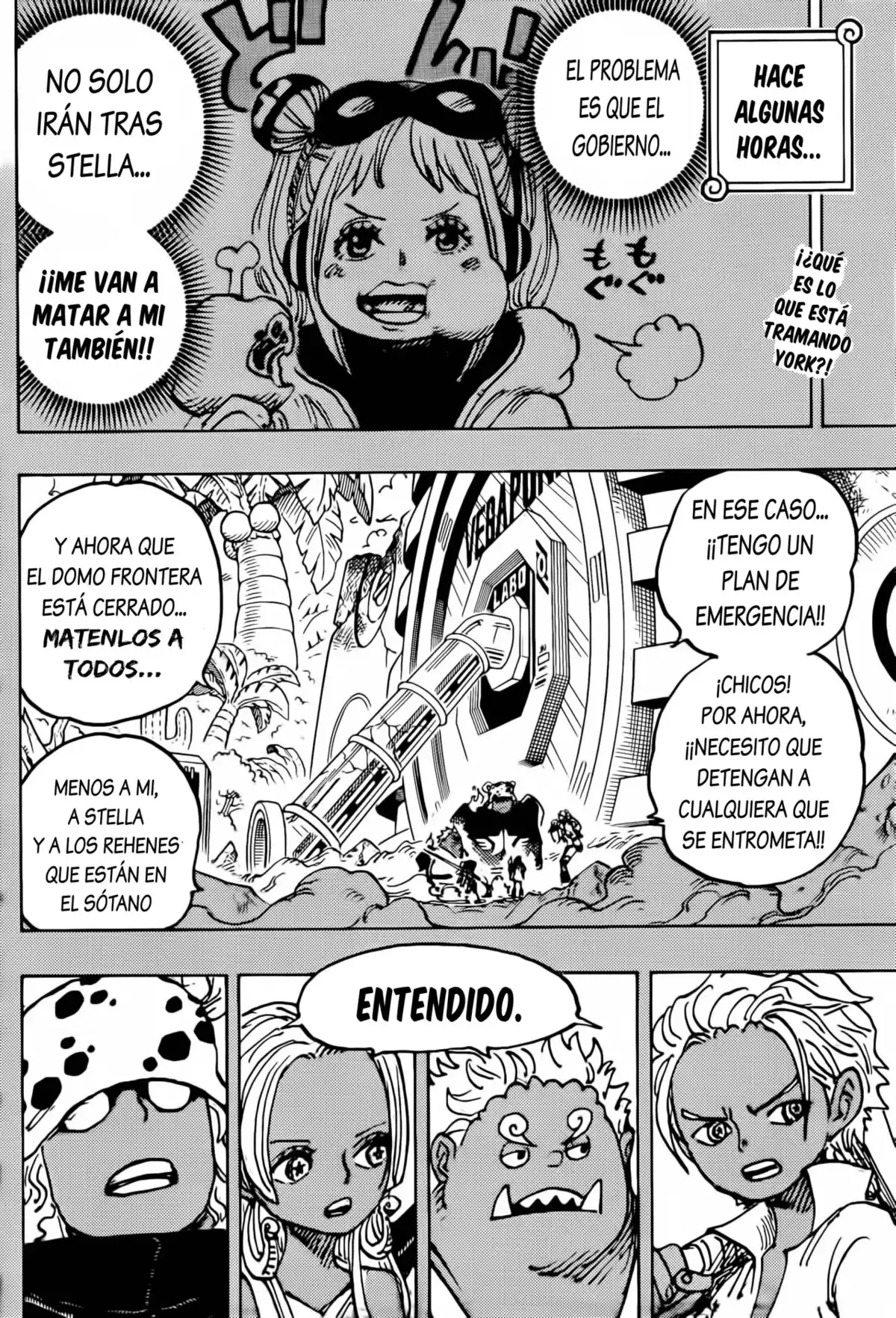 ONE PIECE Capitulo 1079: "Los Piratas del Emperador Pelirrojo" página 3